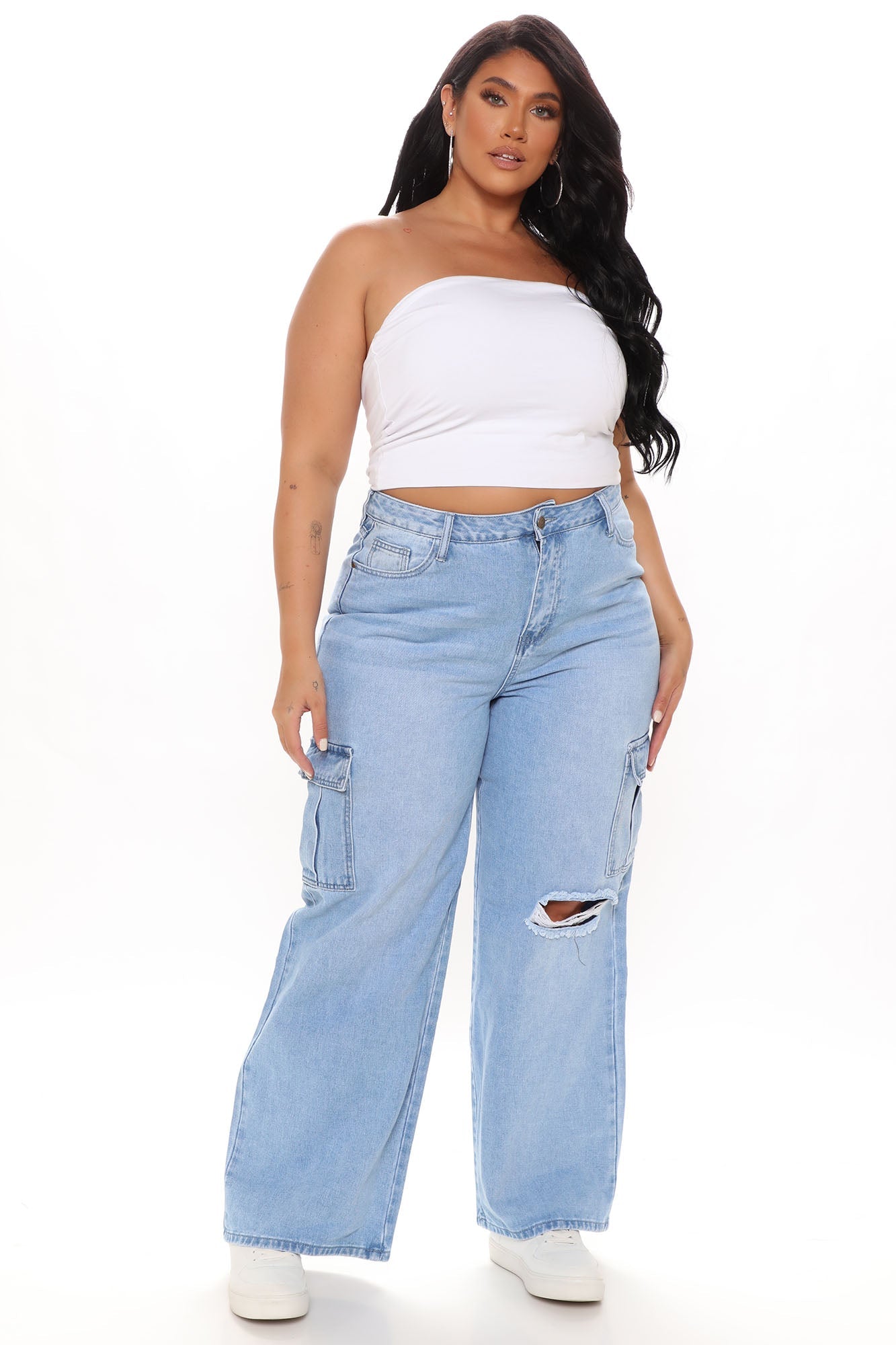 Non stretch plus size jeans shop