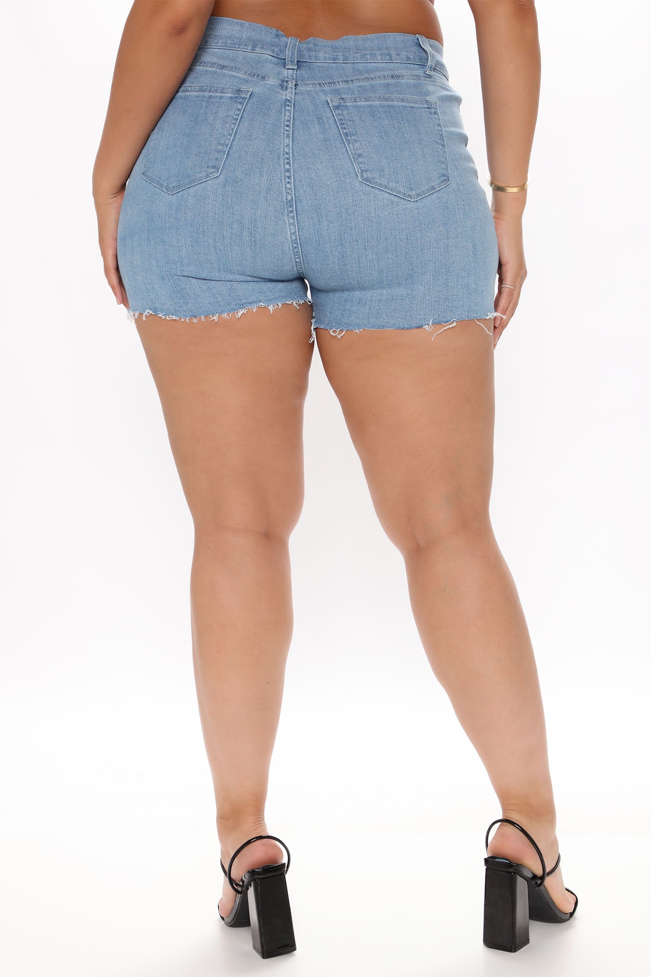 Sorry Mom Shorts - Light Wash Ins Street