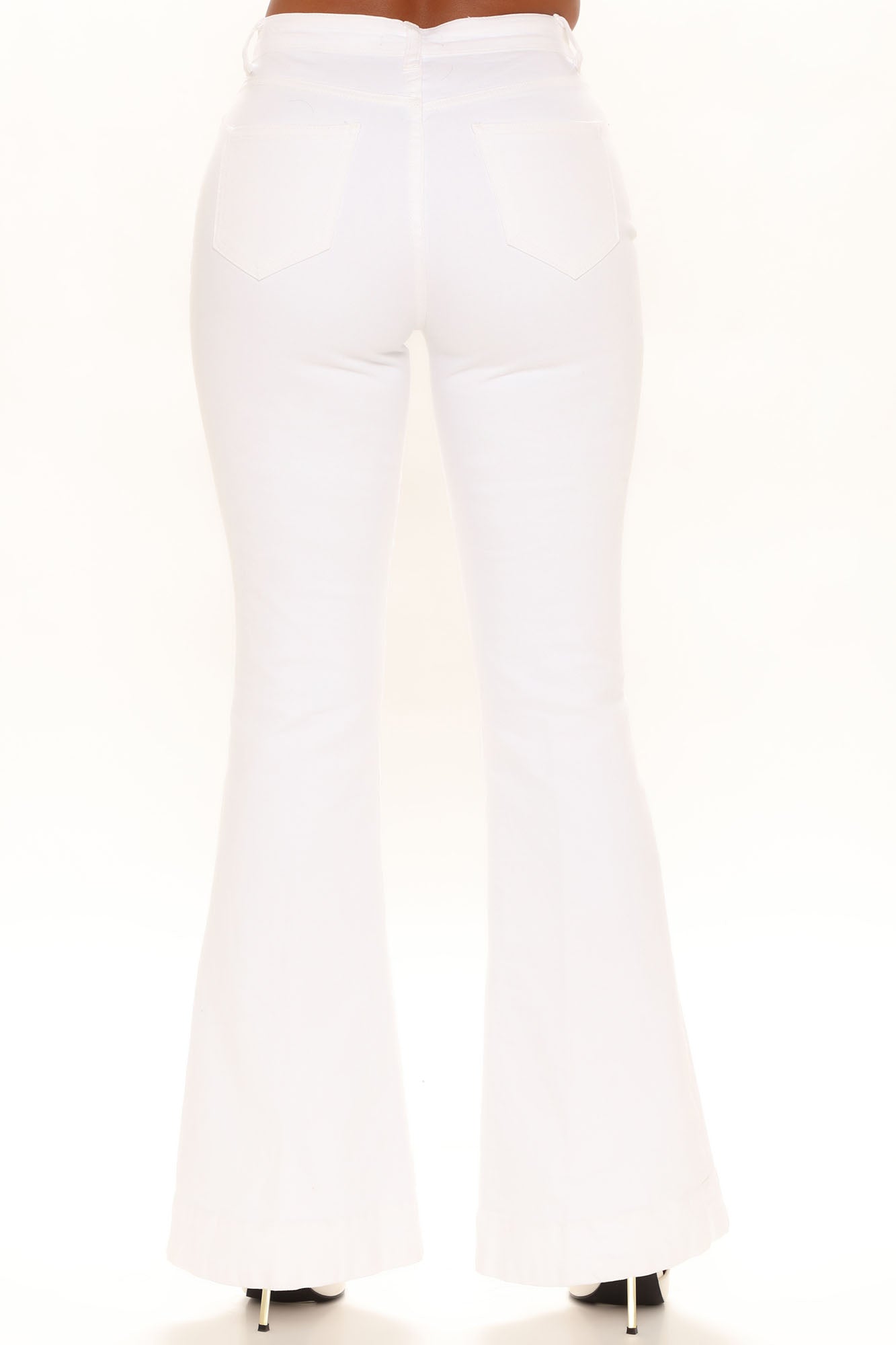 South Of France Flare Jeans - White Ins Street