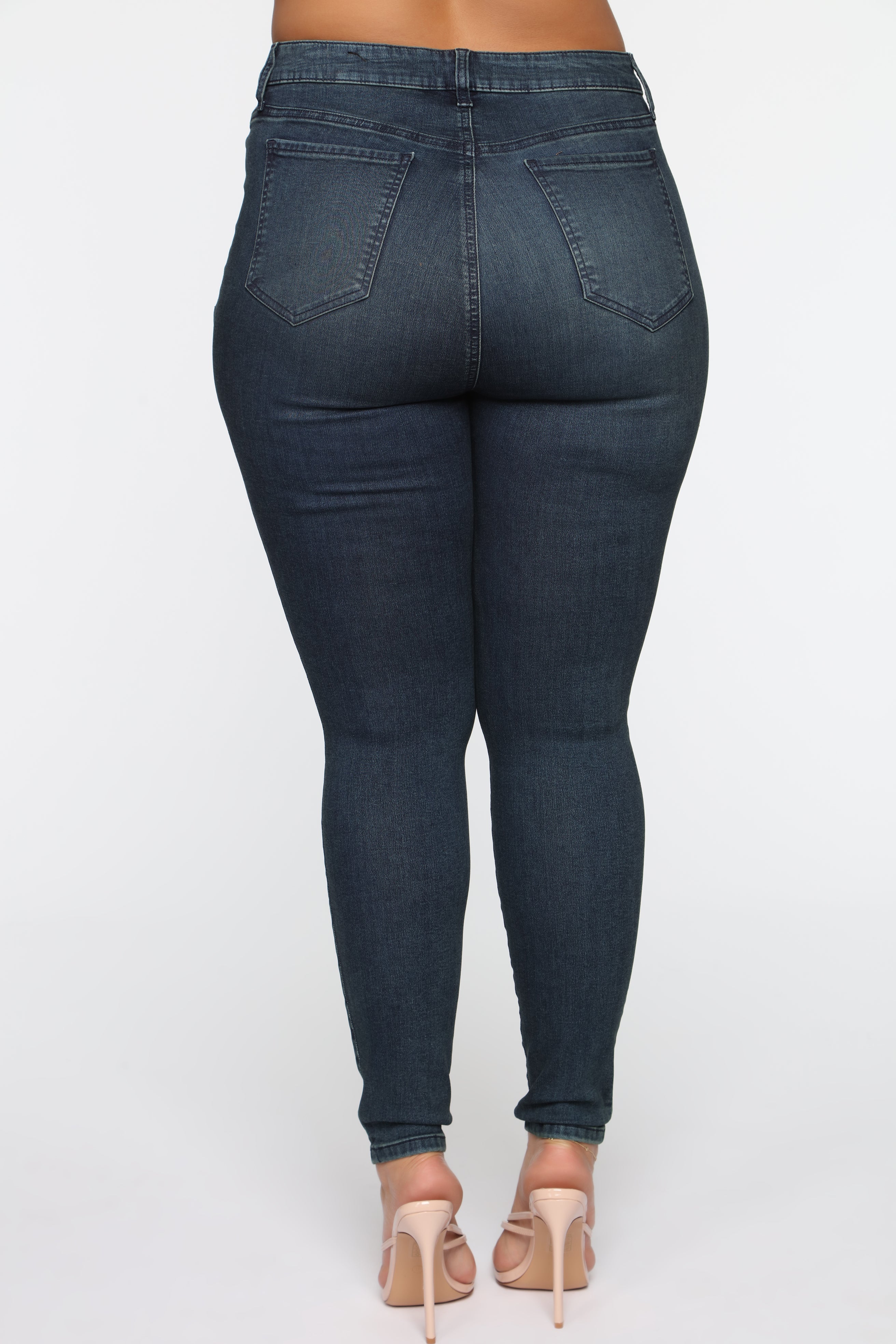 Flex Game Strong High Rise Skinny Jeans - Dark Tint Ins Street