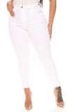South Beach Summer Skinny Ankle Jeans - White Ins Street