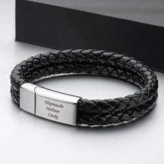 Woven Name Bracelets Ins street