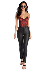 Sexy Snake Print Mesh Bodysuit Ins Street