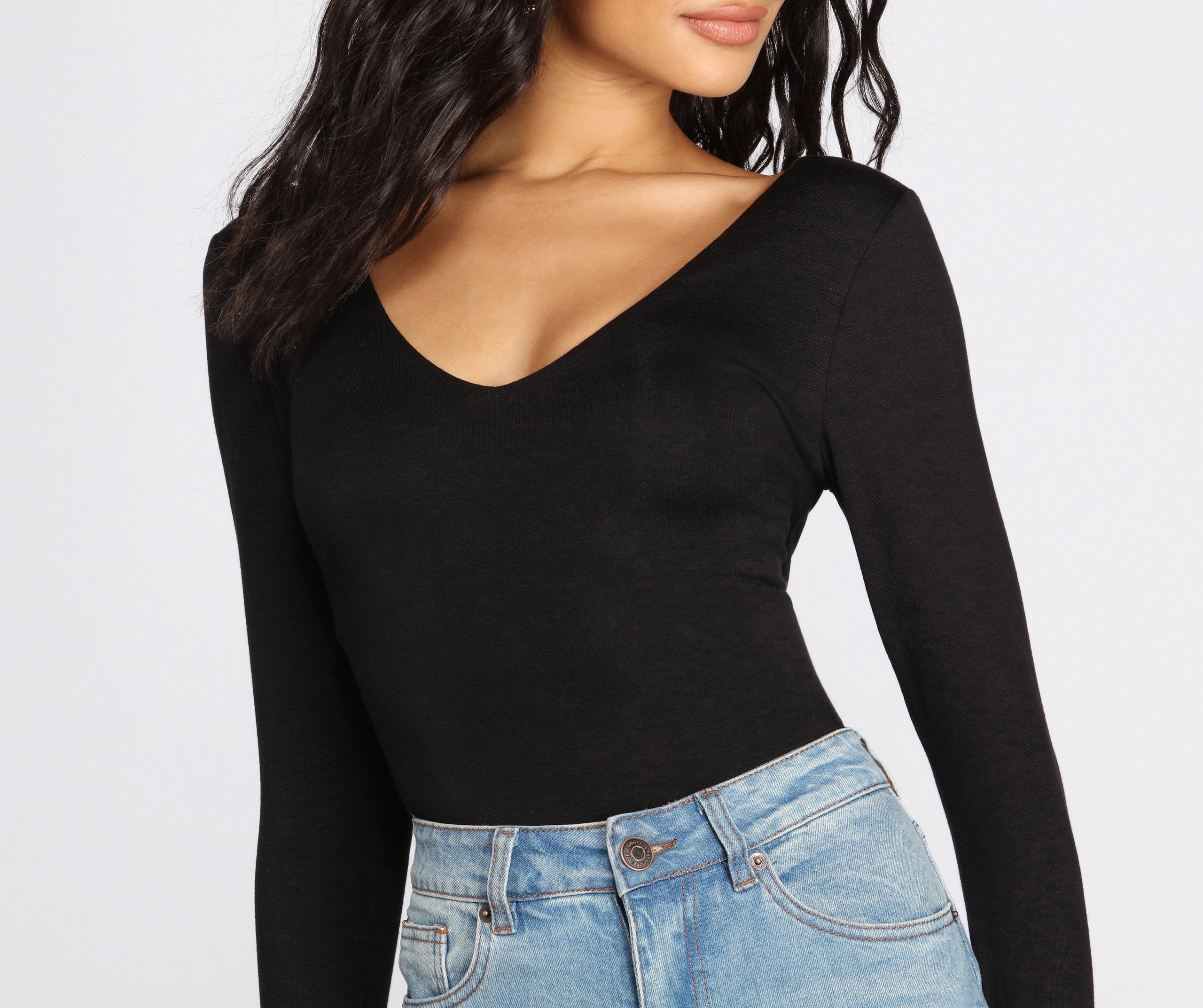 Cross Back Detail Bodysuit Ins Street