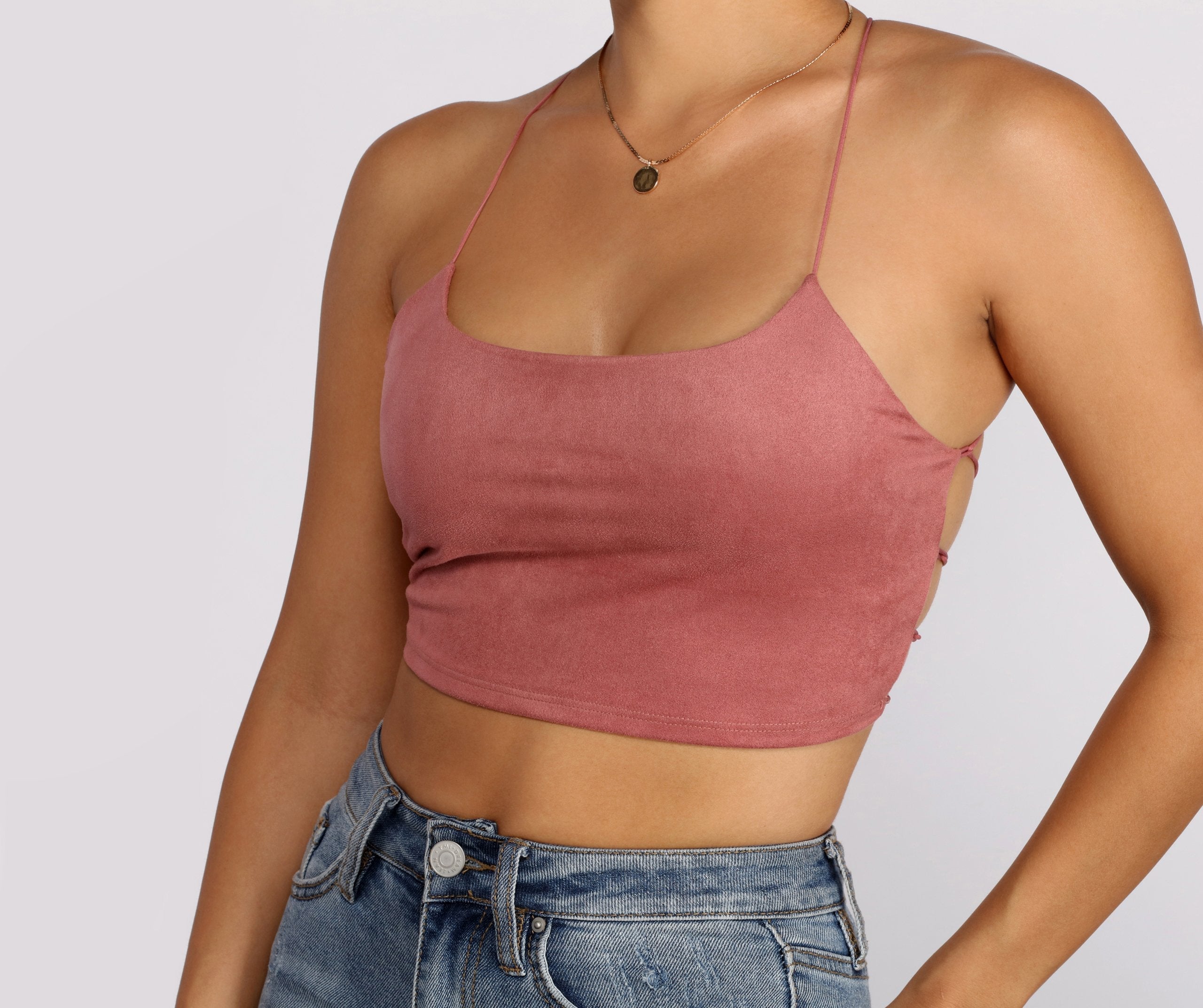 Sexy Strappy Back Crop Top Ins Street