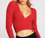 Simply Chic Wrap Front Crop Top Ins Street