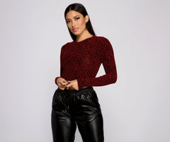 So Chic Crew Neck Lurex Crop Top Ins Street