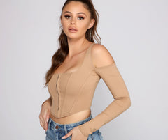 She's So Trendy Corset Crop Top Ins Street