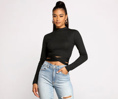 Sleek and Snatched Ribbed Knit Crop Top Ins Street