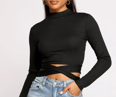 Sleek and Snatched Ribbed Knit Crop Top Ins Street