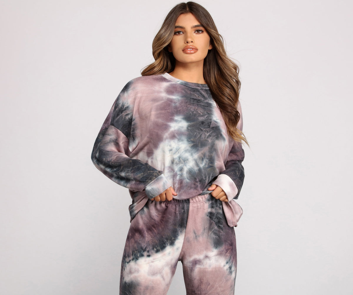 Colorfully Chic Tie Dye Oversized Top Ins Street