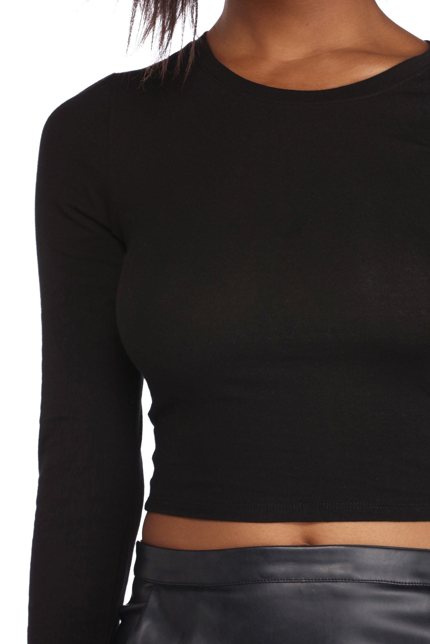 Hit The Basics Crop Top insstreet