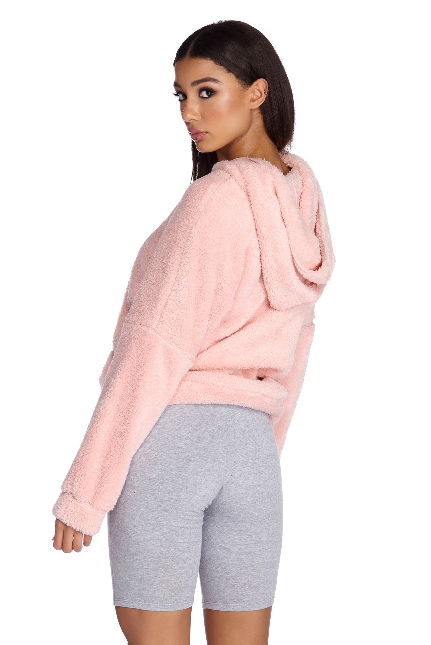 Comfy Cozy Plush Hoodie Ins Street