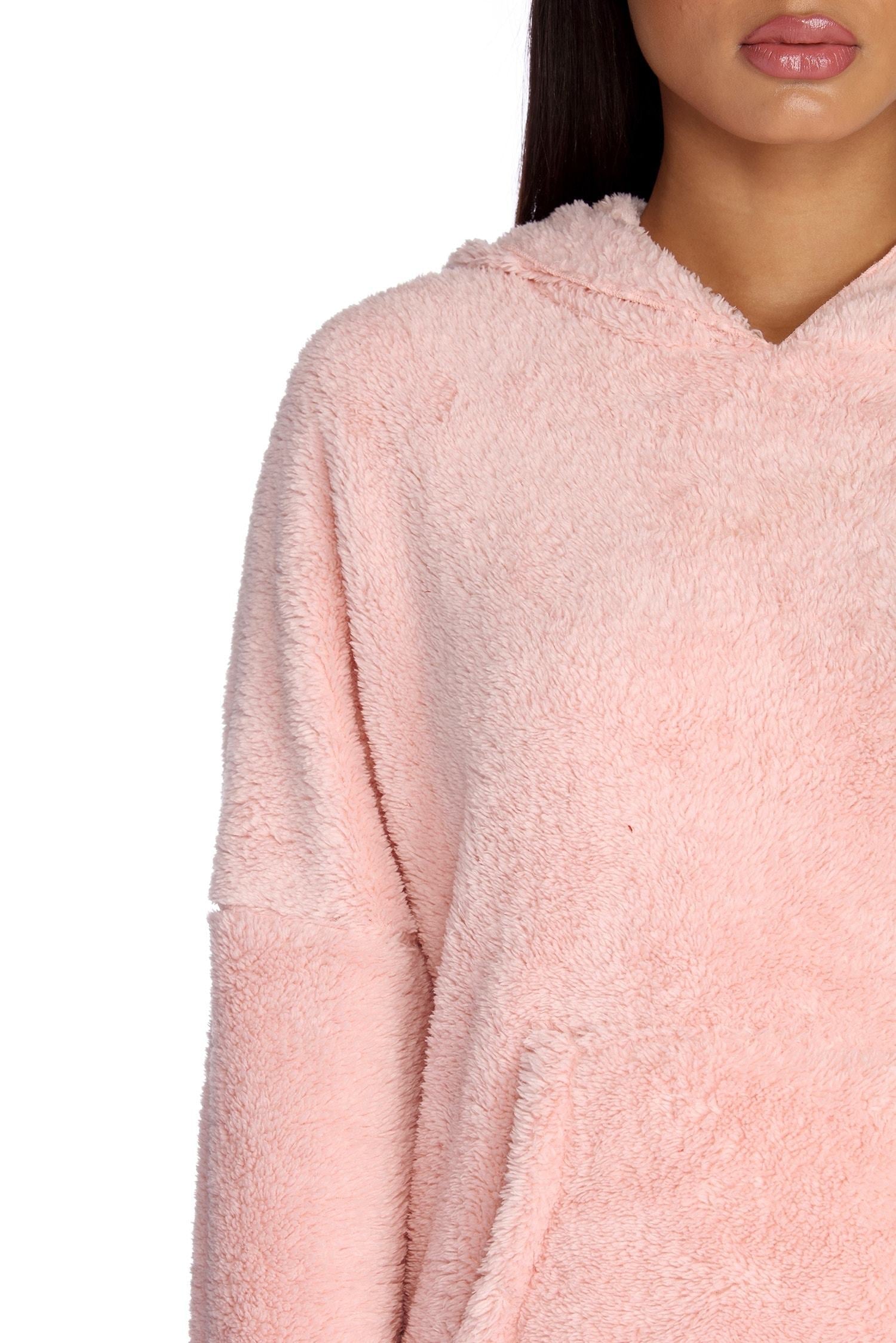 Comfy Cozy Plush Hoodie Ins Street