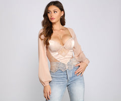 Crowd Pleaser Chainmail Cowl Neck Cropped Top Ins Street