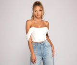 Classy Chic Off-The-Shoulder Corset Ins Street