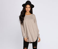 Cozy Vibes Lattice Tunic Ins Street