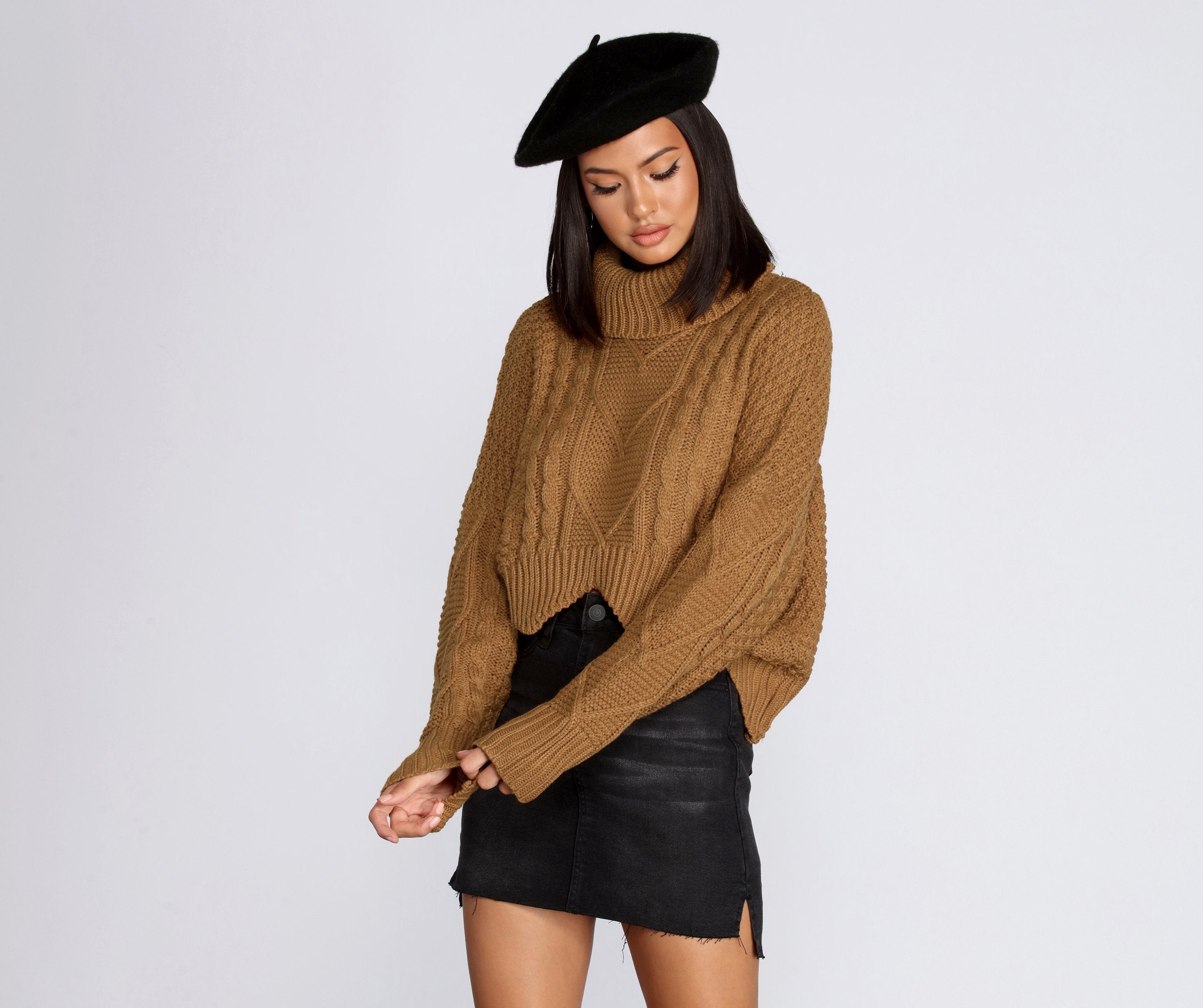 Cozy Vibes Cable Knit Sweater Ins Street