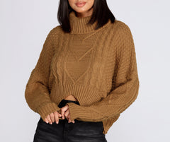 Cozy Vibes Cable Knit Sweater Ins Street