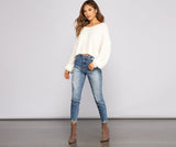 Cozy On Up Knot Back Sweater Ins Street