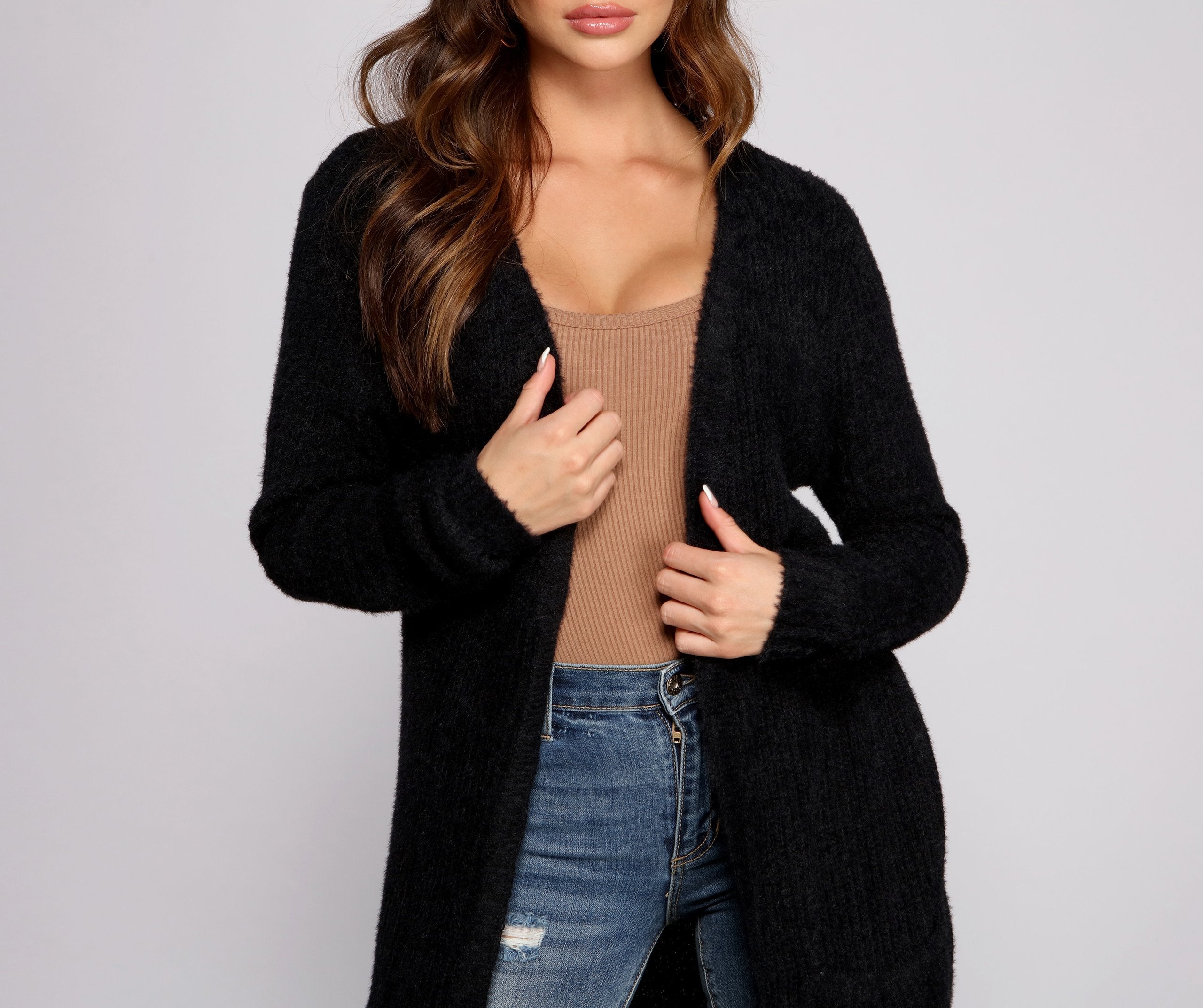 Layer Up Basic Knit Cardigan Ins Street