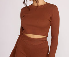 Cuddle Up Cozy Crop Top Ins Street