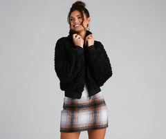 Cozy And Chill Faux Fur Jacket Ins Street