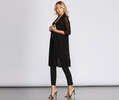 Sheerly Stylish Trench Duster Ins Street