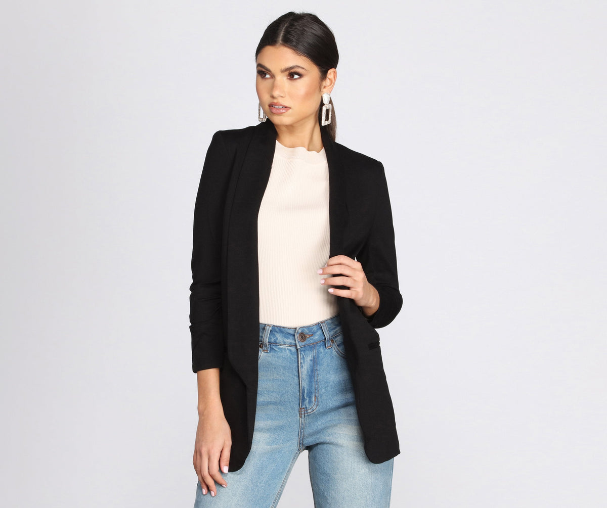 Set The Rules Boyfriend Blazer Ins Street