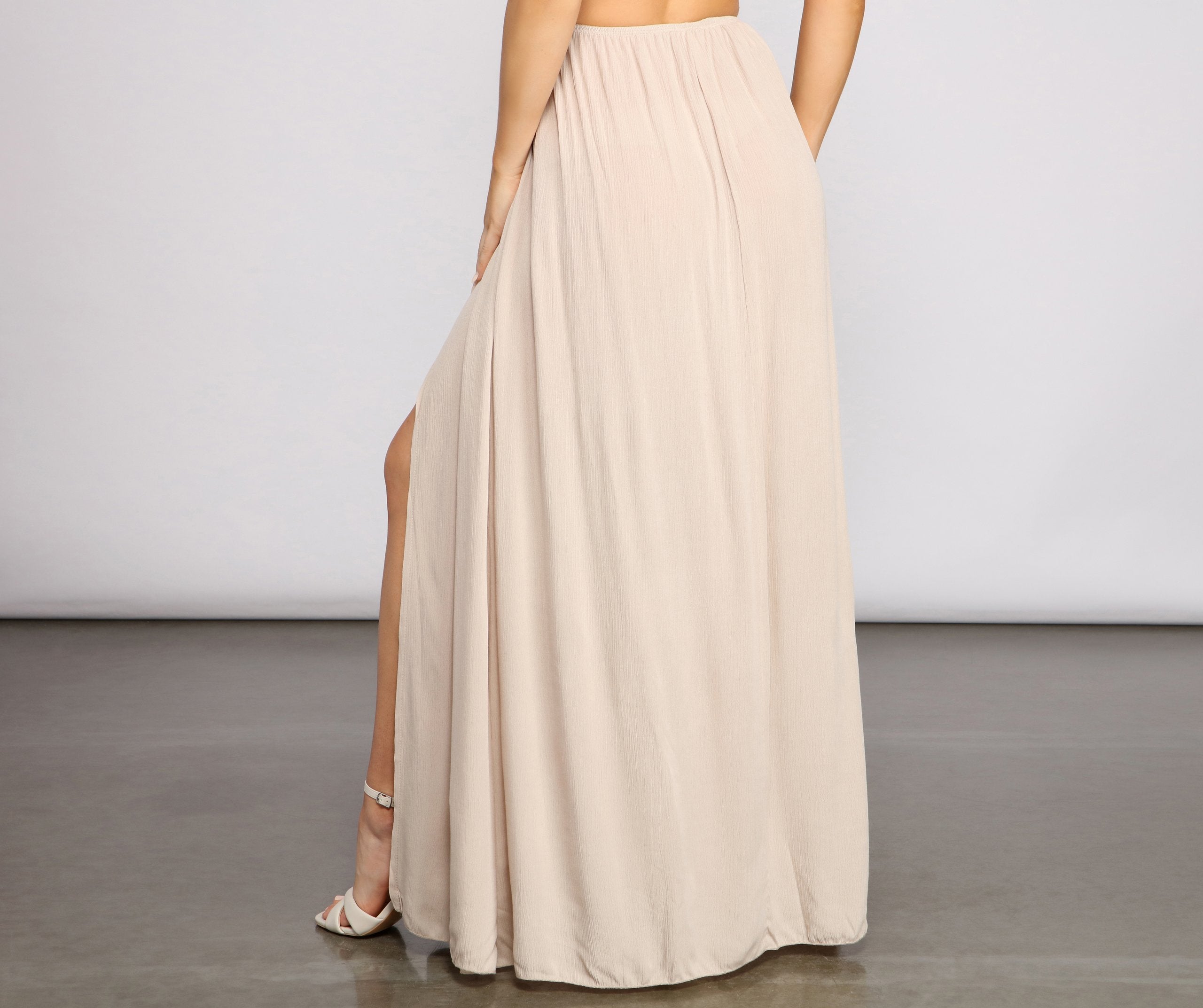 Laidback Vibes Maxi Skirt Ins Street