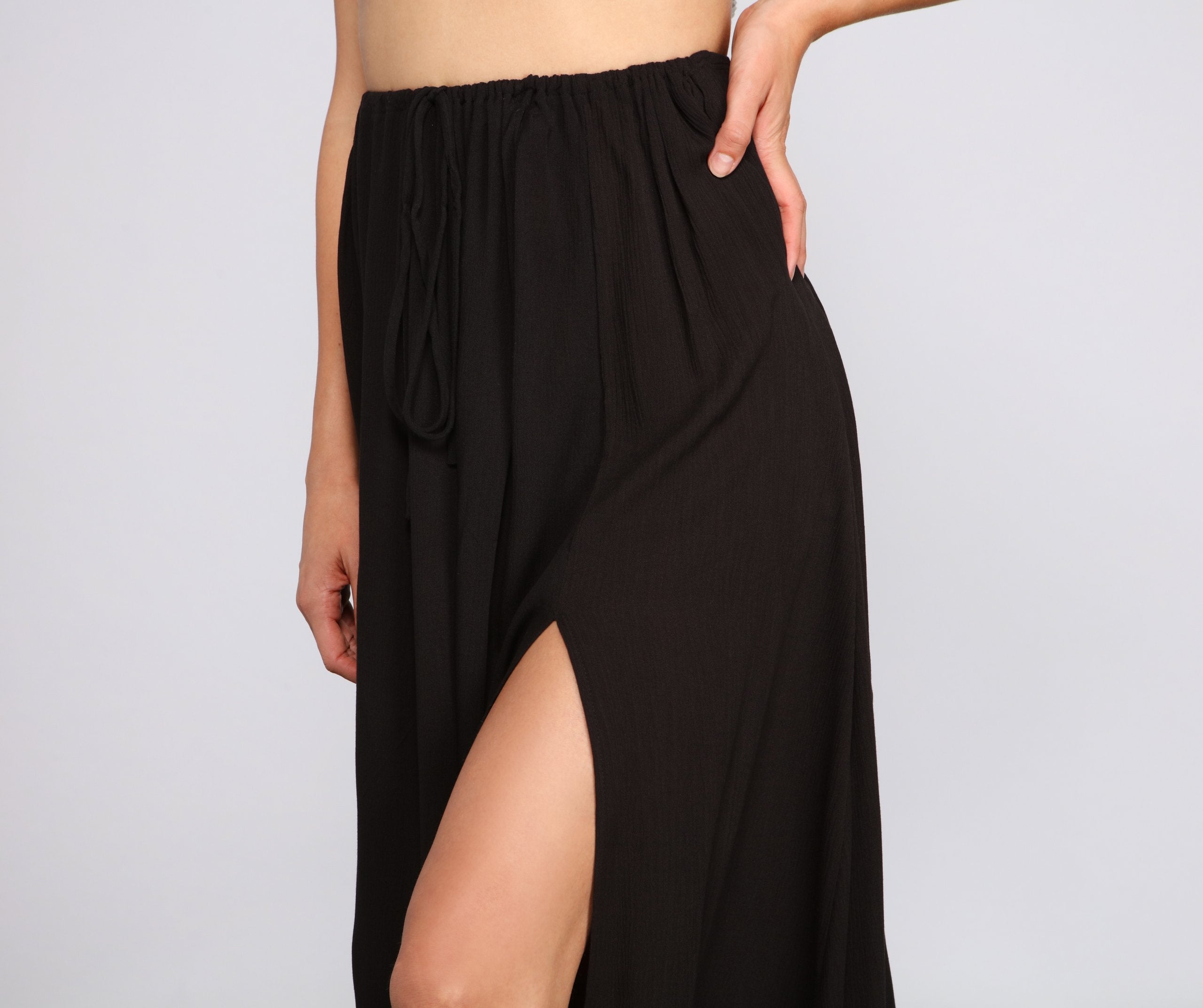 Laidback Vibes Maxi Skirt Ins Street