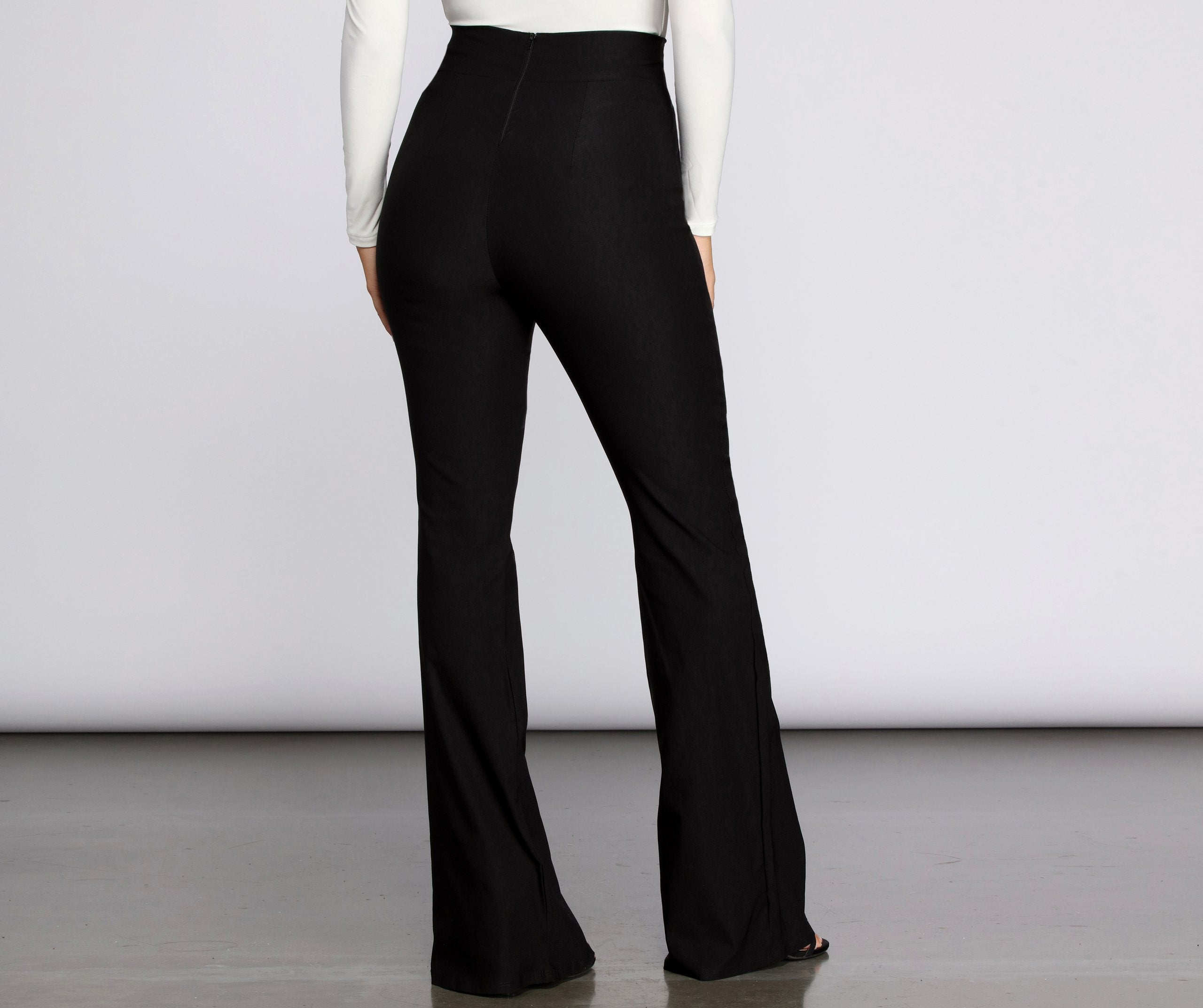 High Waist Flare Pants insstreet