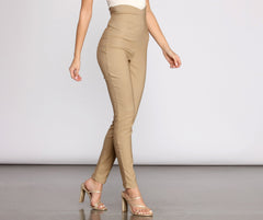 Classic Vibe High Waist Skinny Pants Ins Street