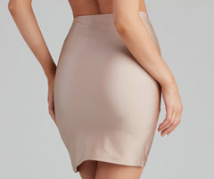 Sleek Stunner Wrap Mini Skirt Ins Street