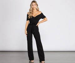 Classic Vibe V Neck Jumpsuit Ins Street