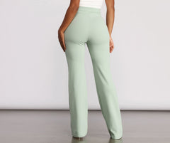 High Waist Wide Leg Dress Pants insstreet