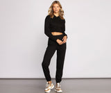 Cozy-Chic French Terry Joggers Ins Street