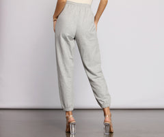 Comfy Chic French Terry Joggers Ins Street