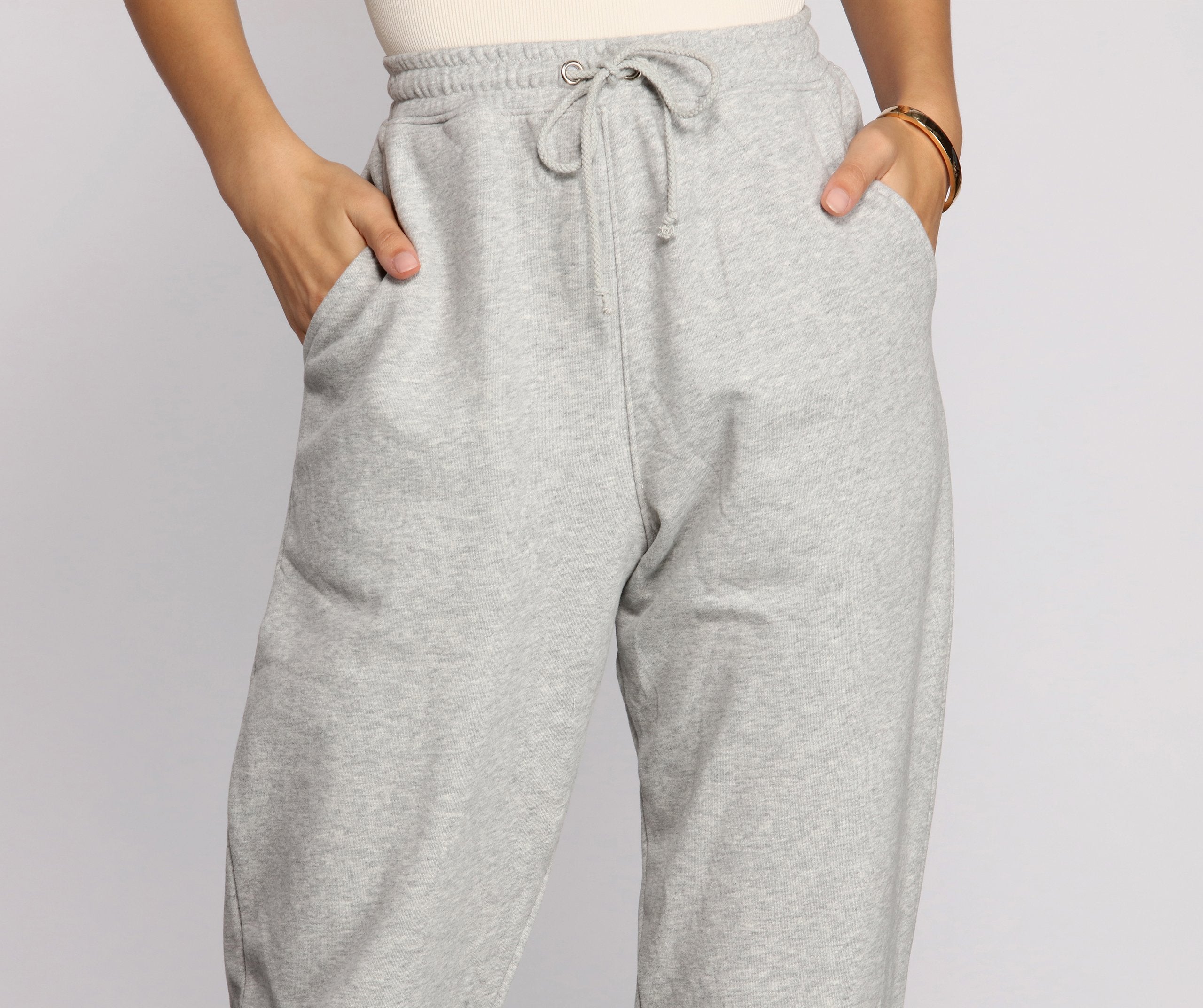 Comfy Chic French Terry Joggers Ins Street