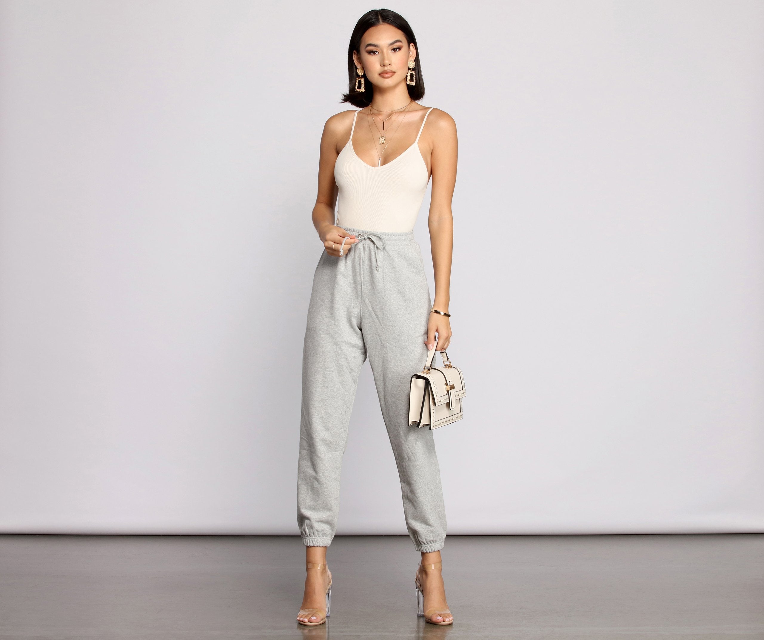 Comfy Chic French Terry Joggers Ins Street