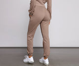Cozy-Chic French Terry Joggers Ins Street