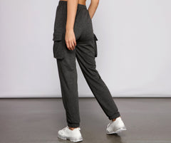 Cozy Cargo Jogger Sweatpants Ins Street