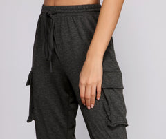 Cozy Cargo Jogger Sweatpants Ins Street