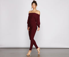 Classically Chic Boat Neck Catsuit Ins Street