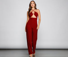 Sleek And Sultry Halter Jumpsuit Ins Street