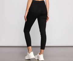 High Rise Stun On Them Cropped Skinny Jeans insstreet