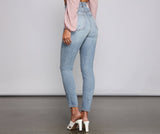 Classic Staple High Rise Skinny Jeans Ins Street