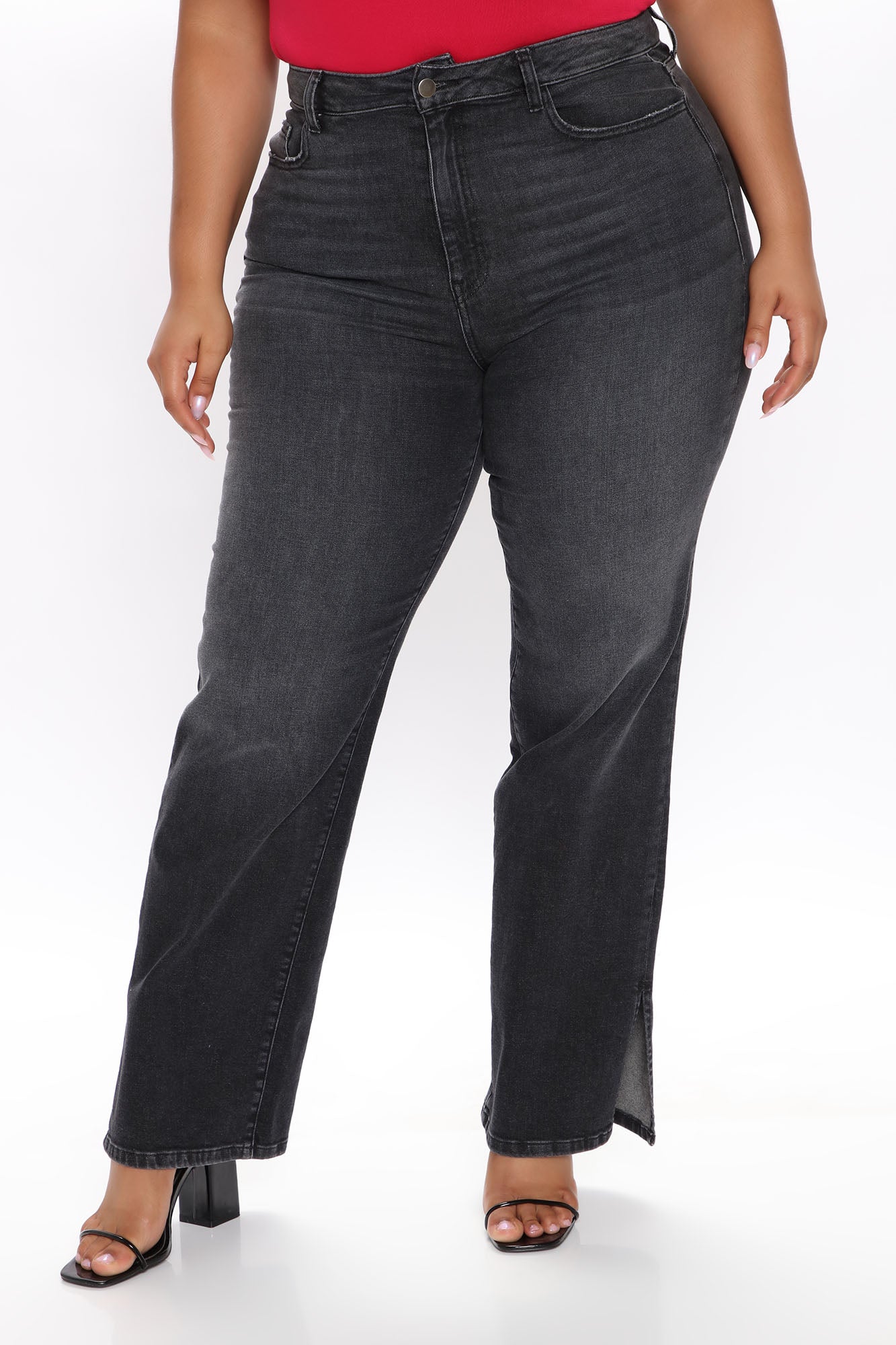 Killing 'Em Softly Side Split Jean - Black Ins Street