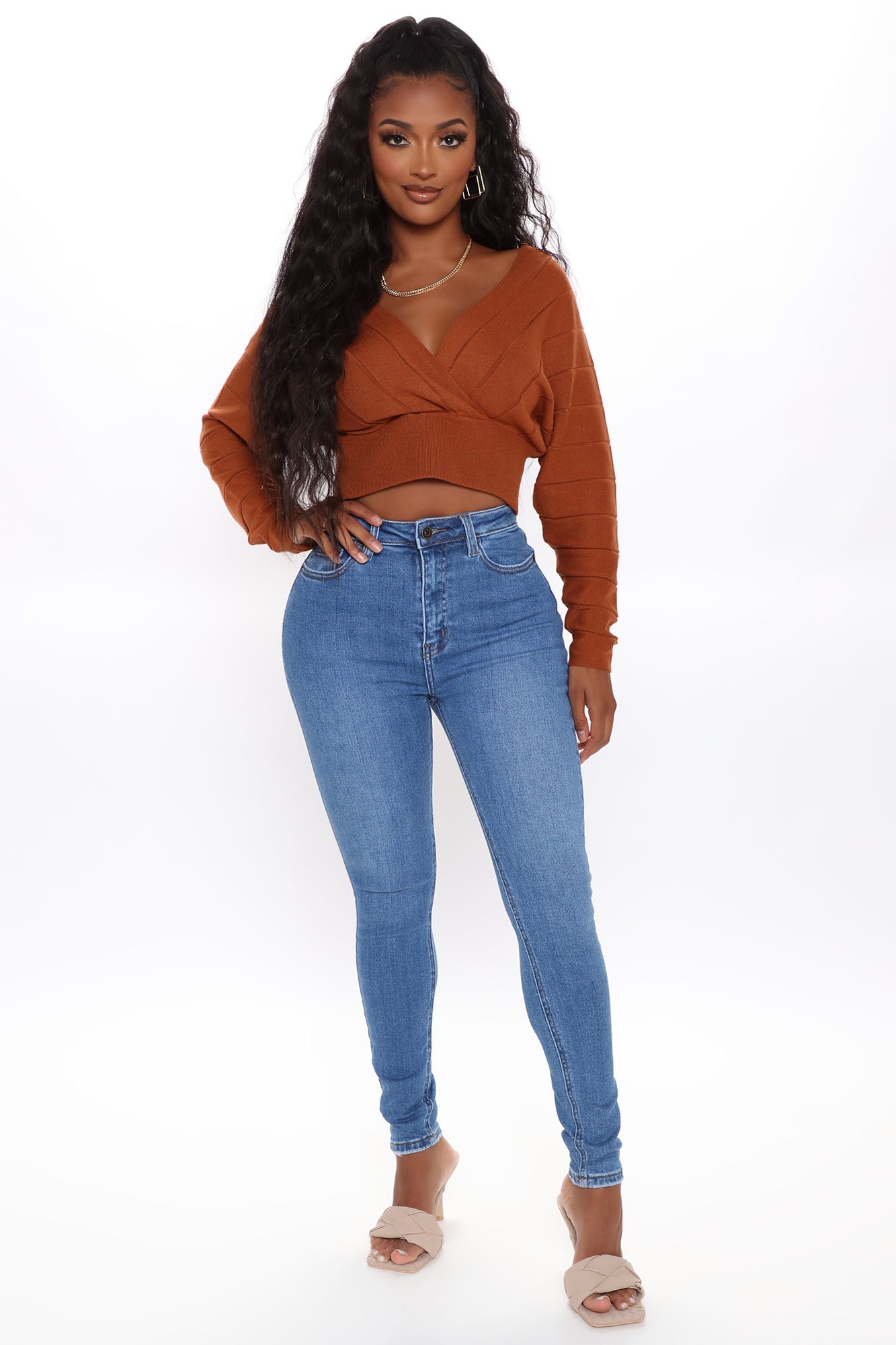 Not Above Love Skinny Jeans - Medium Blue Wash Ins Street