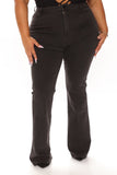 Ultra High Rise Classic Bootcut Jeans - Black Ins Street